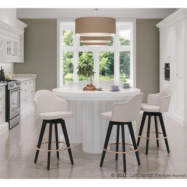 Cream counter 2025 height bar stools