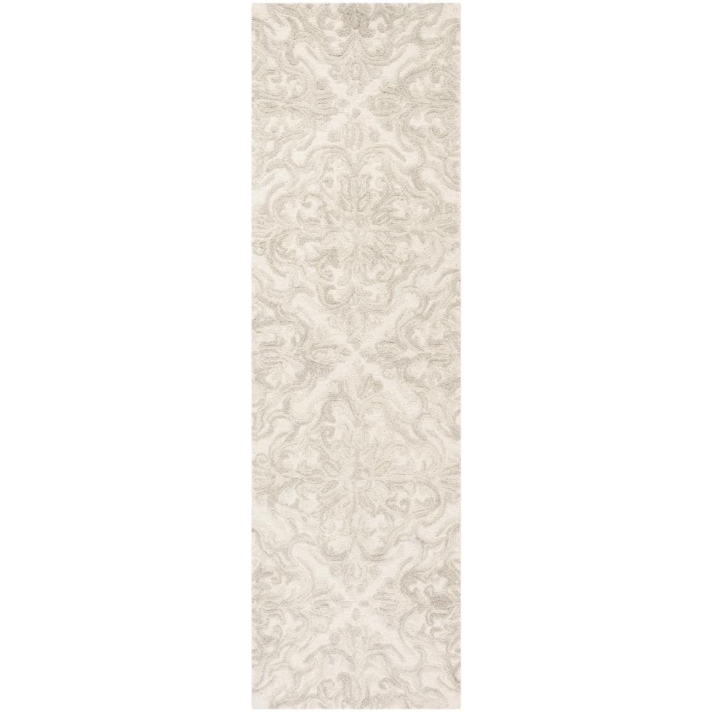 Blossom Ivory/Gray 2 ft. x 8 ft. Floral Runner Rug price history on PriceWatchPro