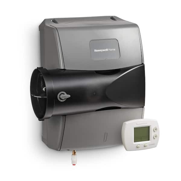 HE360D 18 Gal. Powered Flow-Through Whole House Humidifier and Digital  Humidistat