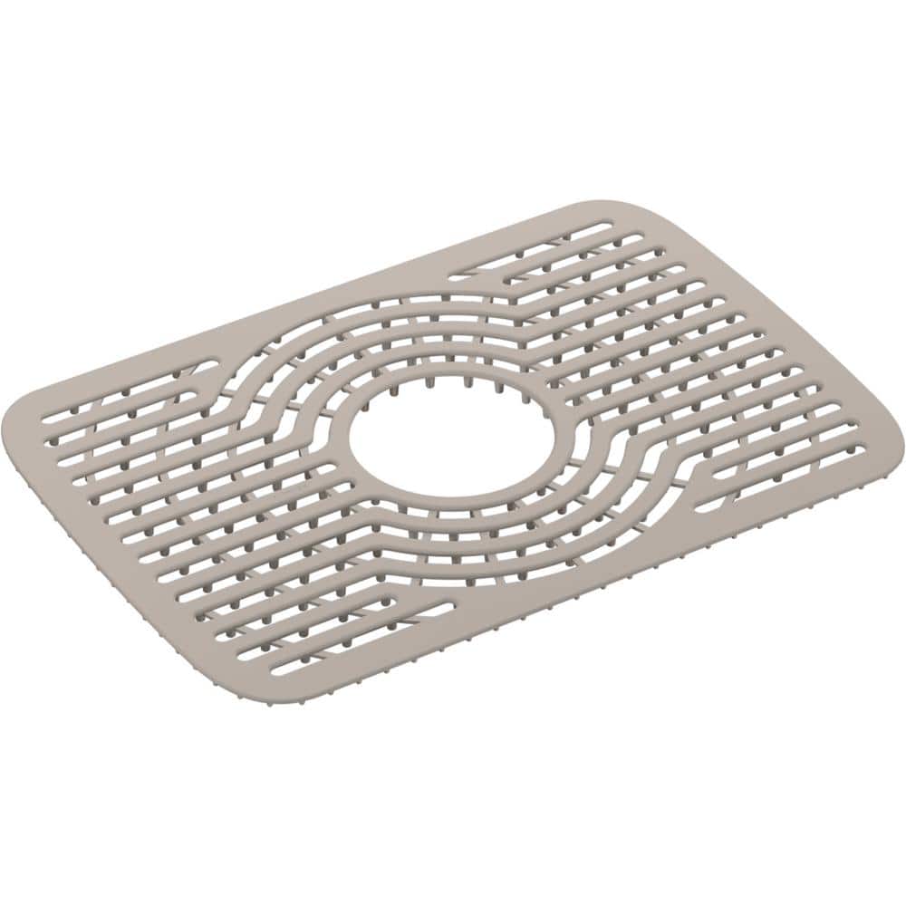 Vonter Silicone Sink Protector Mat - Cover Sink Mat for Kitchen - Silicone Saver Sink Mat Rubber Sink Mats with Drainage Holes, Drying Rack Silicone