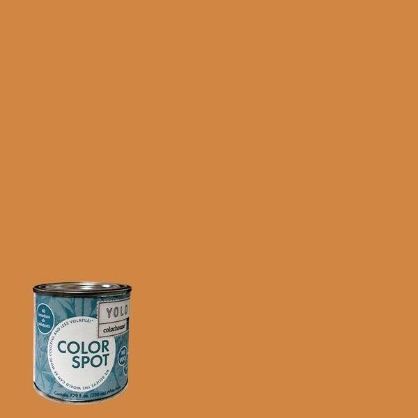 YOLO Colorhouse 8 oz. Clay .02 ColorSpot Eggshell Interior Paint Sample-DISCONTINUED