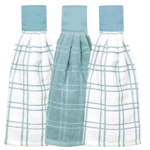 Dew 3-Pack Solid and Multi Check Tie Towel Set
