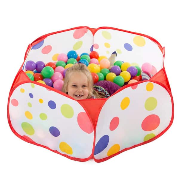6-sided Playpen Kids Childrens Purple Pop Up Ball Pit Play Indoor Playhouse 