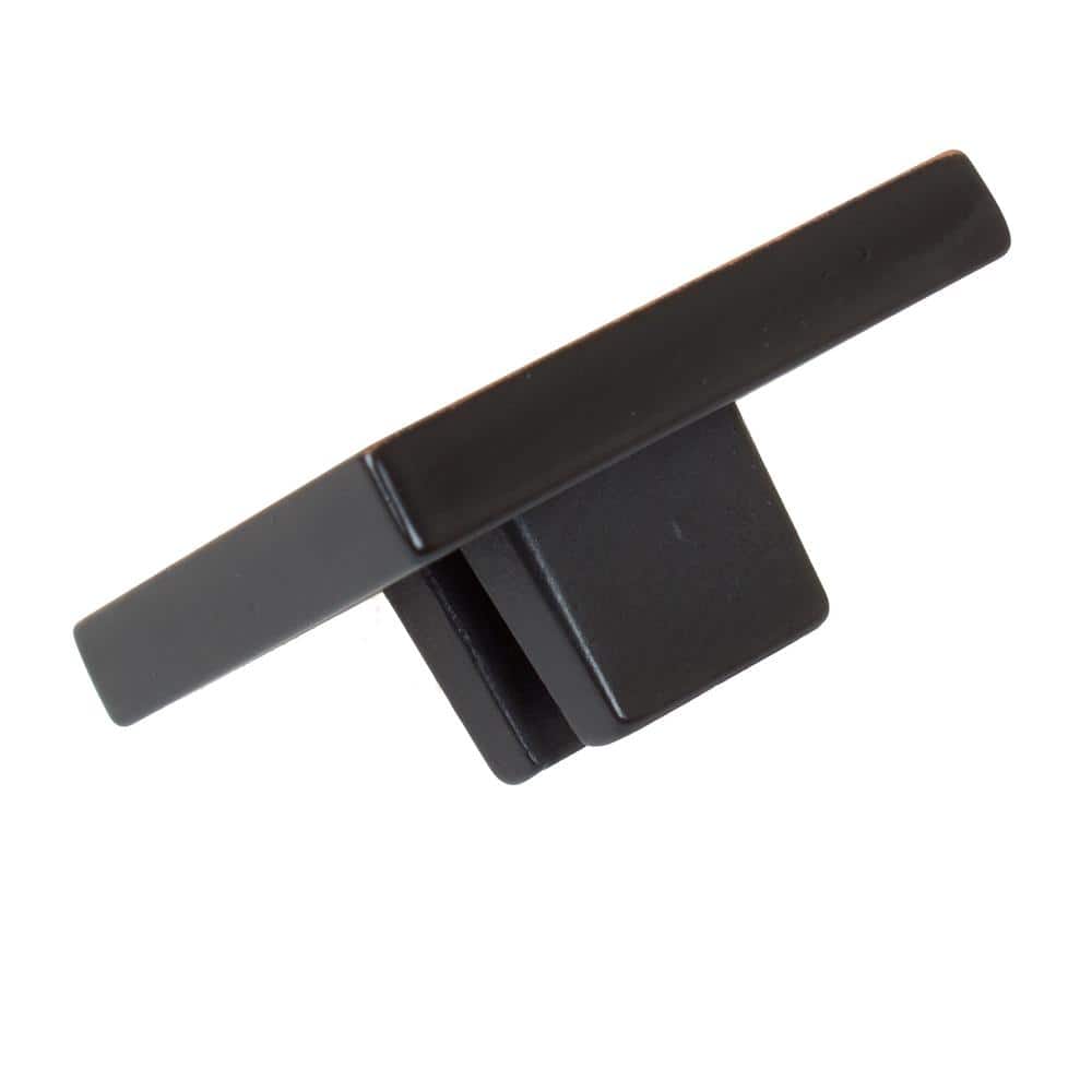 Oil Rubbed Bronze Modern Square Cabinet Knobs, 1.5-inch, Pack of 10