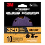 3M™ Pro Grade Precision™ Ultra Durable Universal Hole Sanding Disc,  DUH5120TRI-10T, 5 IN x UH, 120, 10 pack