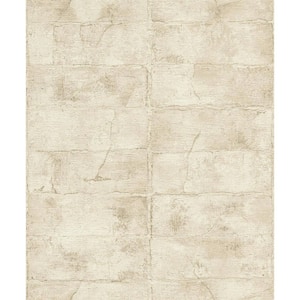 Clay White Bone Stone Wallpaper Sample