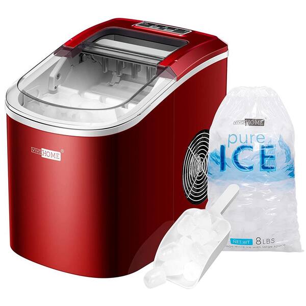 ICEMAN Dual-Size Ice Machine, Portable Ice Maker Machine, Creates 2 Cube  Sizes in 6 Mins, Holds 1.3 lb. of Ice RJ56-D-1 - The Home Depot