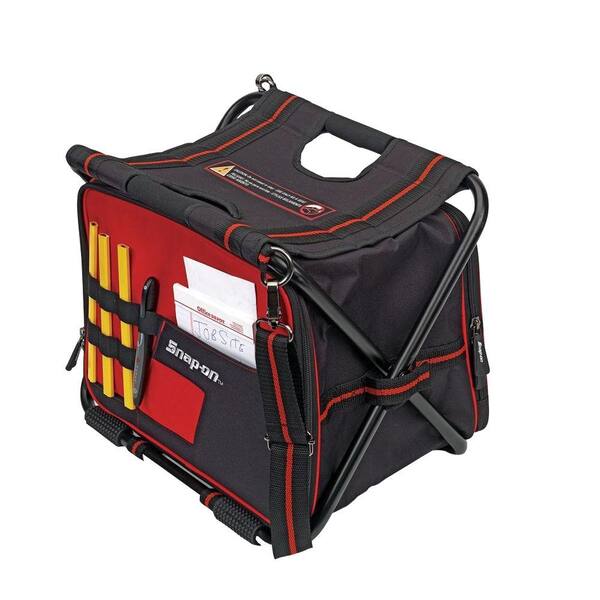 Snap-on 16 in. Folding Tool Bag with Built-in Seat