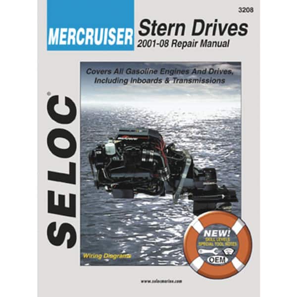 Unbranded Marine Manual For MerCruiser Stern Drive/Inboard, Year: 2001 - 2013