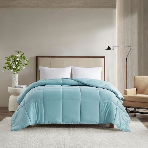 Westport Teal Full/Queen 300 Thread Count Cotton Shell Luxury Down Alternative Comforter