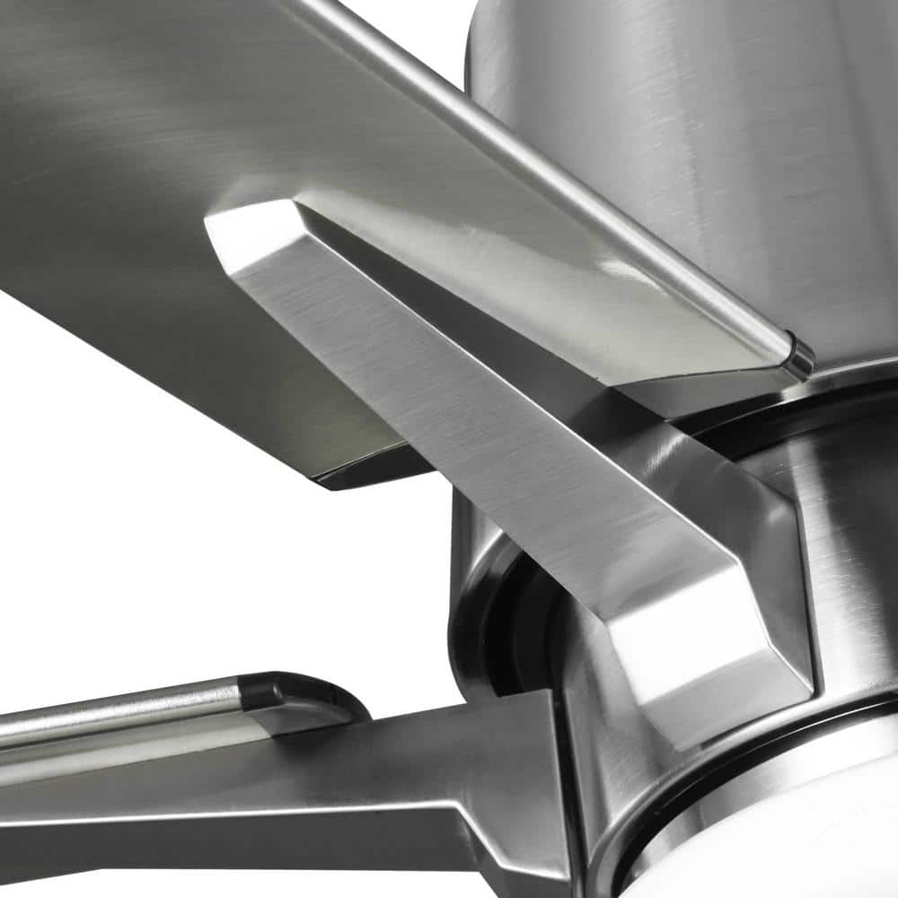 Arlo 60-Inch Brushed Nickel Ceiling Fan with LED Light and Remote