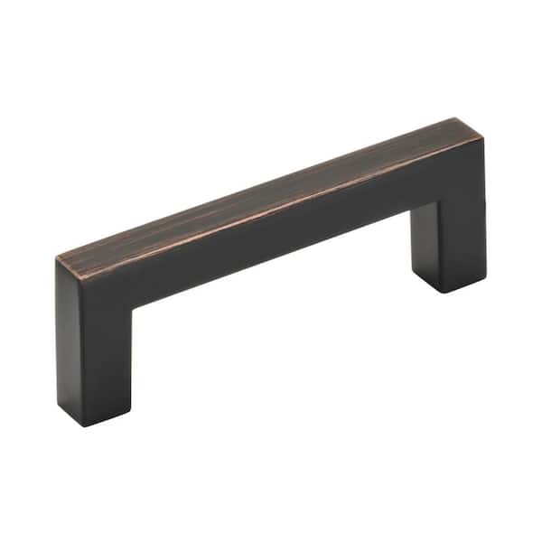 Amerock Monument 3 in. (76mm) Modern Oil Rubbed Bronze Bar Cabinet Pull