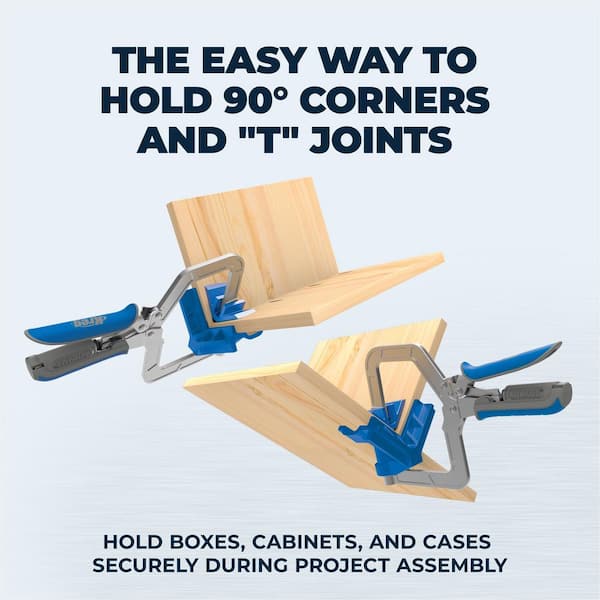 The easy way to hold 90° corner joints and “T” joints in boxes
