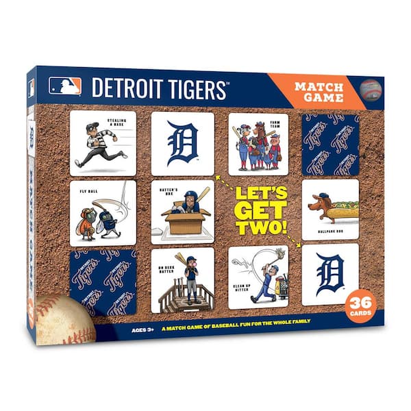 YouTheFan MLB Detroit Tigers Licensed Memory Match Game