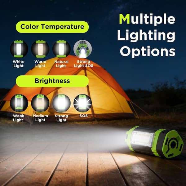 Cordless 2700 Lumen LED Tripod Work Light Portable Charger