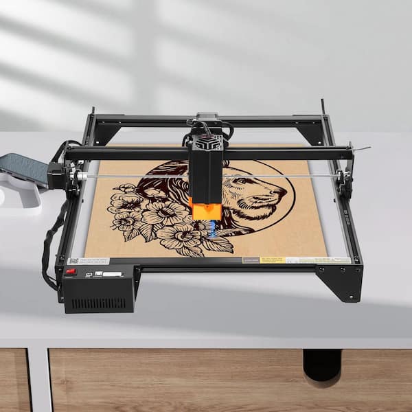 20-Watt Output Laser Engraving Cutter Machine 13.7 x 15.7 in. Working Area 10000 mm/min Movement Speed 2025 Upgrade