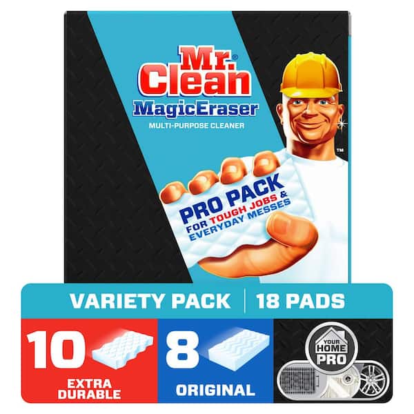 Mr. Clean Variety Pack Magic Eraser Scrub Sponge Pad (18 Count)
