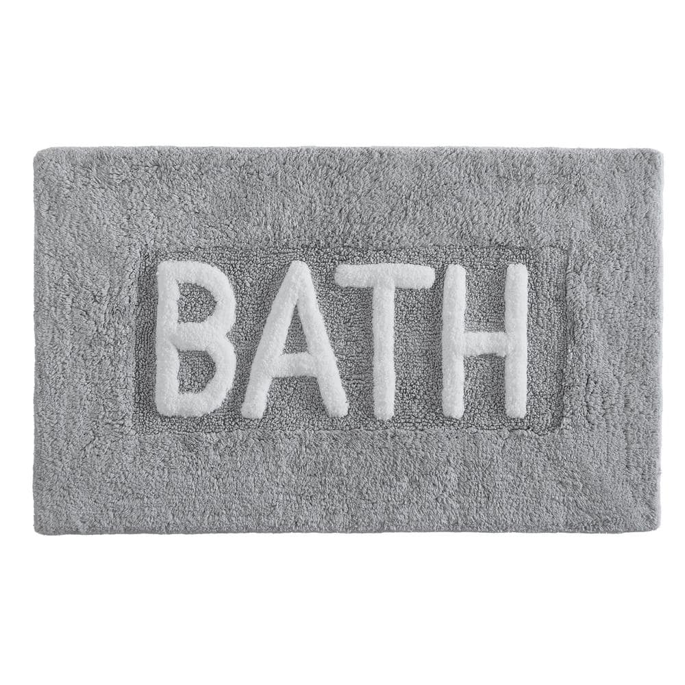Reviews for Jean Pierre Cotton Bath 21 in. x 34 in. Gray Bath Rug Pg