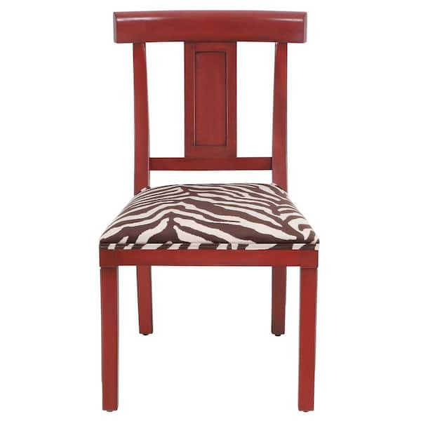 StyleCraft Dann Foley Cherry Wood Foam Side Chair