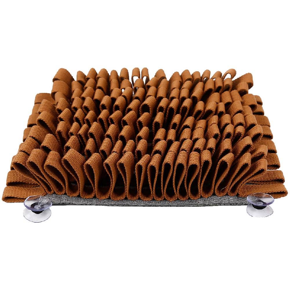 Sniffer Grip' Interactive Anti-Skid Suction Pet Snuffle Mat in Brown price history on PriceWatchPro