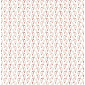Landon Pink Abstract Geometric Pink Paper Strippable Roll (Covers 56.4 sq. ft.)