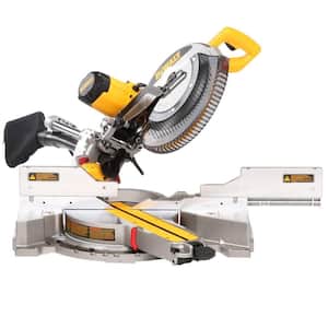 15 Amp Corded 12 in. Double Bevel Sliding Compound Miter Saw with XPS technology, Blade Wrench and Material Clamp