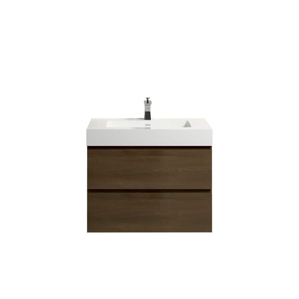 Alice 30.00 in. W x 18.10 in. D x 25.20 in. H Single Sink Floating Bath Van
