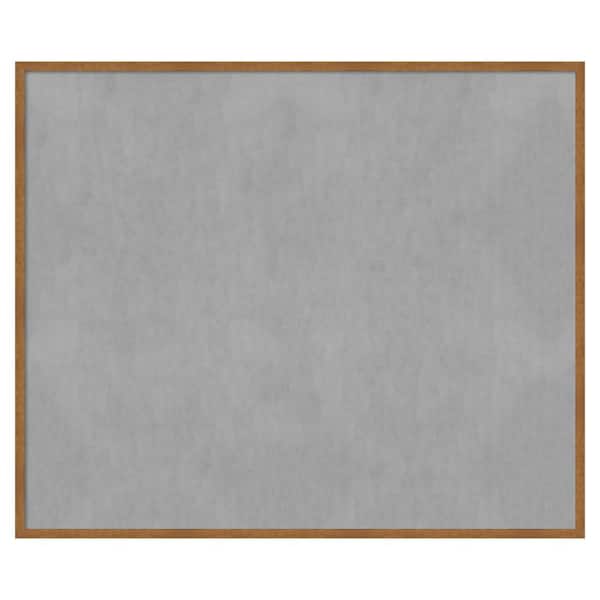 Amanti Art Carlisle Blonde Narrow 49 in. x 41 in. Framed Magnetic Board