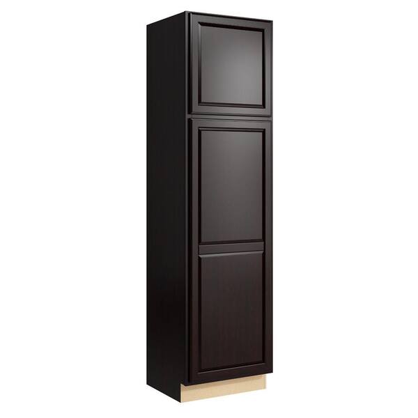 Cardell Salvo 24 in. W x 90 in. H Linen Cabinet in Coffee