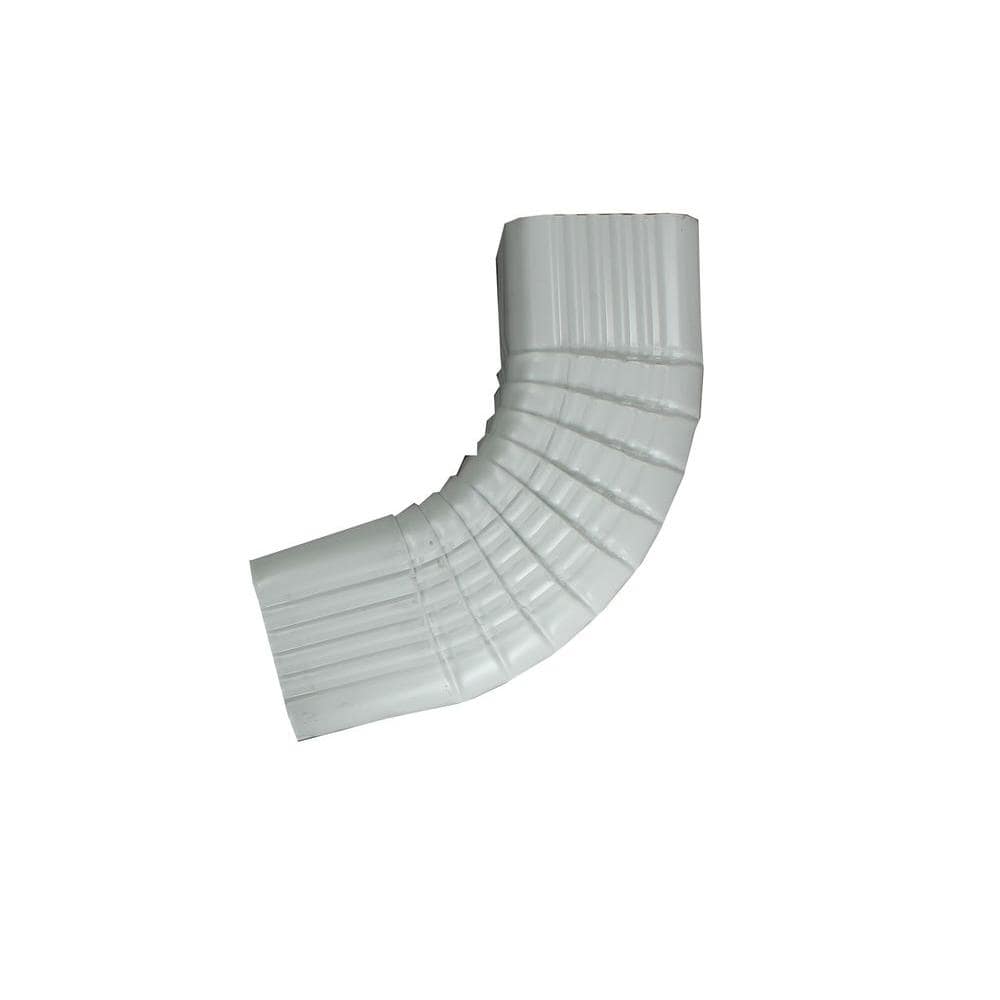 3 in. x 4 in. Low Gloss White Aluminum Downpipe - B Elbow price history on PriceWatchPro