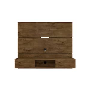 Vernon 62.99 in. Rustic Brown Floating Entertainment Center Fits TV's up to 55 in. with Cable Management