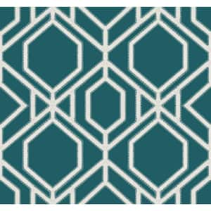 60.75 sq. ft. Sawgrass Trellis Wallpaper