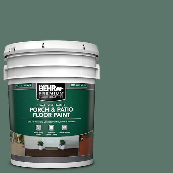 BEHR PREMIUM 5 gal. #S420-6 Pine Brook Low-Lustre Enamel Interior/Exterior Porch and Patio Floor Paint