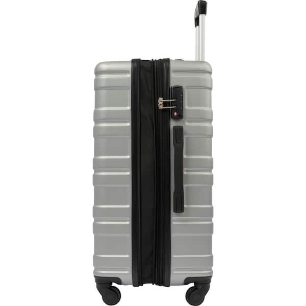 JASMODER Carry Bag Hardshell Luggage Sets Spinner Suitcase with TSA Lock  Lightweight 20 in. x 24 in. x 28 in. (Set of 3) PP282472AAE - The Home Depot