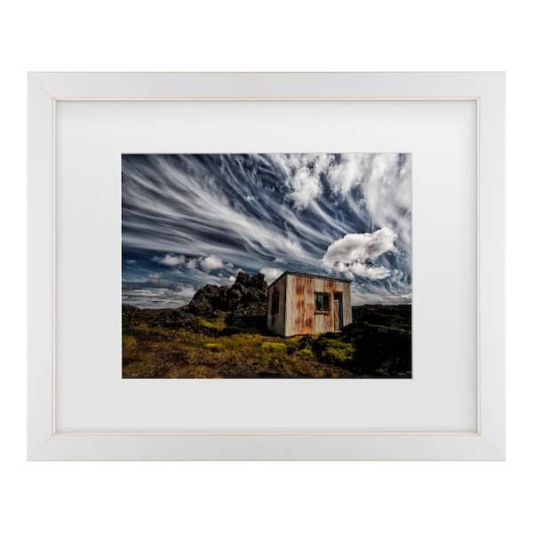 Trademark Fine Art Borsteinn H. Ingibergsson Broken Shack Matted Framed Photography Wall Art 18 in. x 22 in.