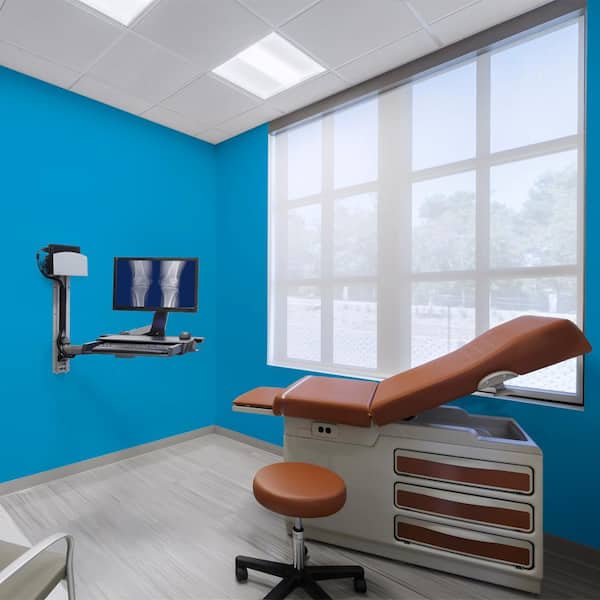 1 gal. #P510-6 Brilliant Blue Dead Flat Interior Paint