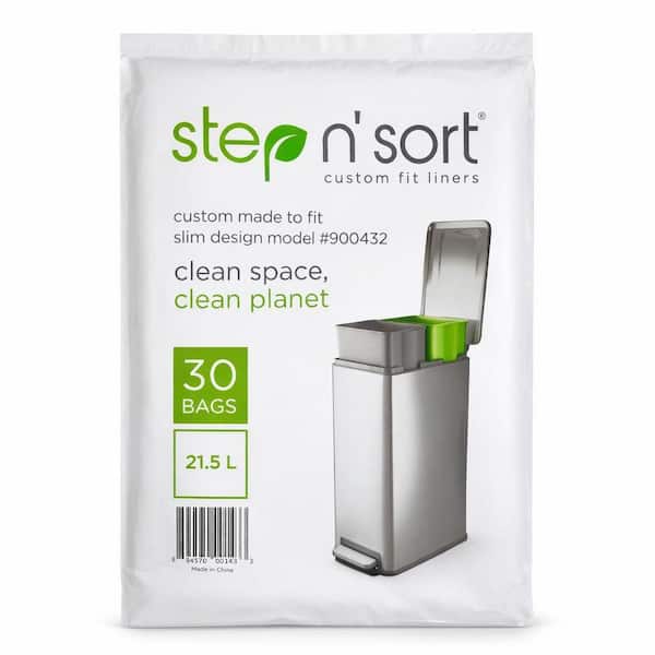 Plastic Trash Liners-30 Count-21.5 Liter / 5.7 Gal.