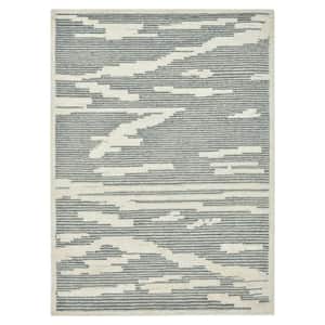 Chicago 9 ft. X 13 ft. Gray Geometric Area Rug