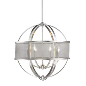 Colson PW 6-Light Pewter Chandelier