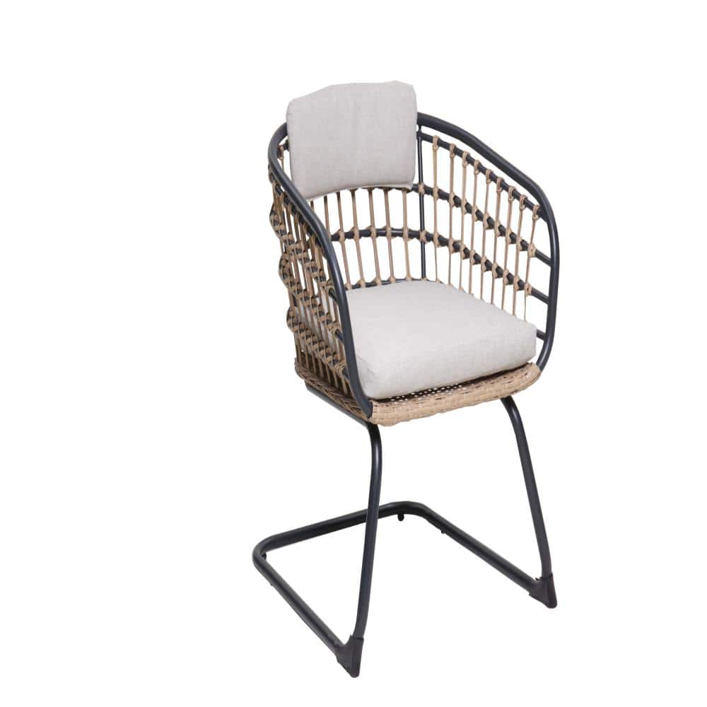 24.4 in. W x 31.49 in. H Set of 2 wicker chairs create cozy stylish outdoor spaces for rest and chats. price history on PriceWatchPro