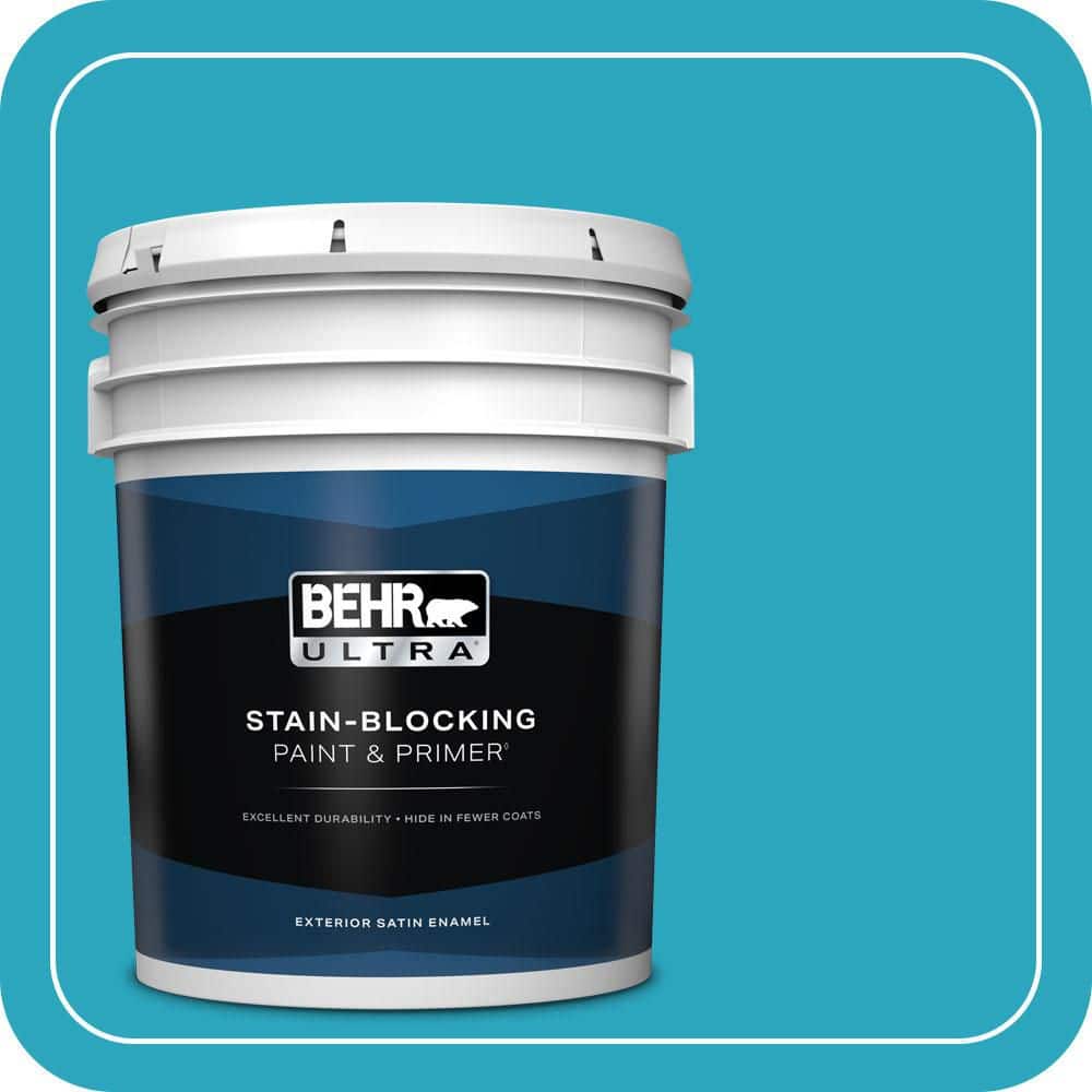 5 gal. #MQ4-52 Gulf Waters Satin Enamel Exterior Paint & Primer price history on PriceWatchPro