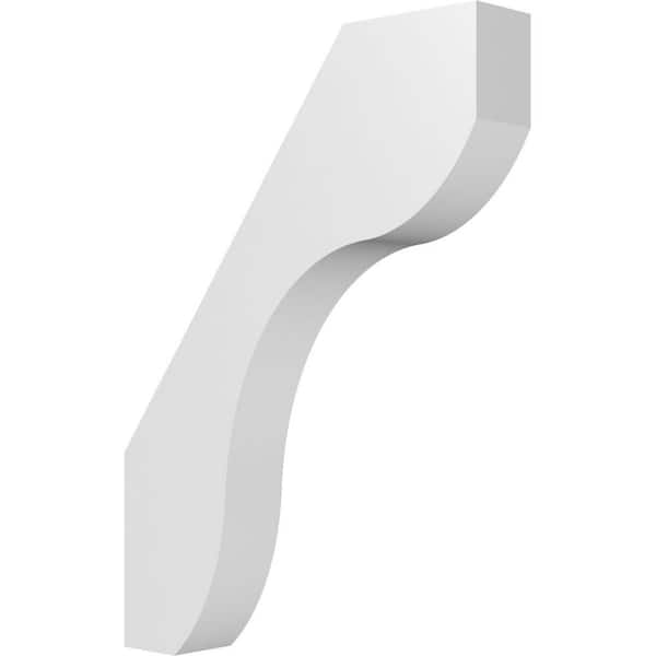 Ekena Millwork Stanfield 3 in. W x 22 in. H x 16 in. D Polyurethane Knee Brace