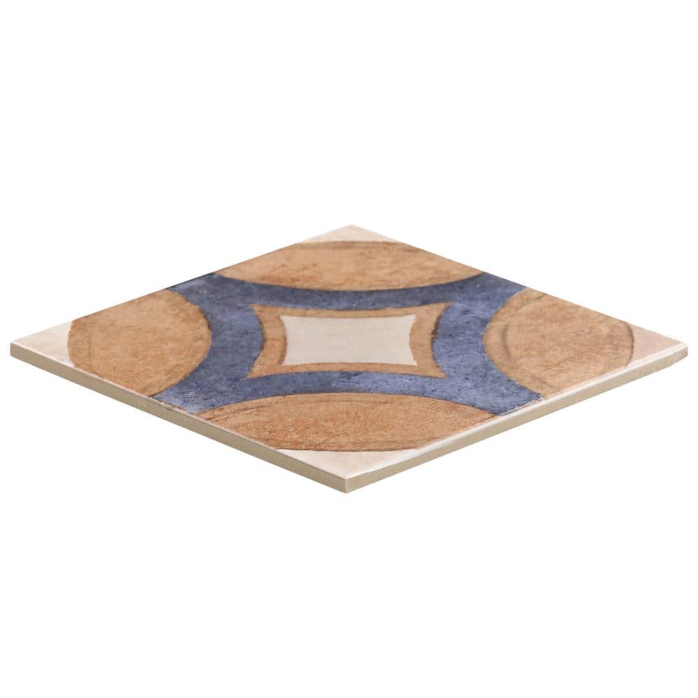 Capri 8x8 Matte Porcelain Patterned Floor and Wall Tile