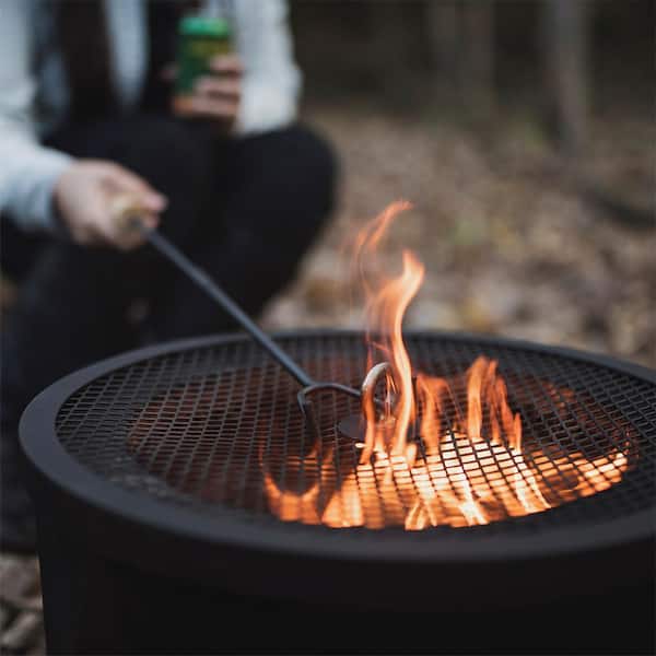 16.02 in. Spark Screen and Screen Lift for Portable Pellet Fire Pit