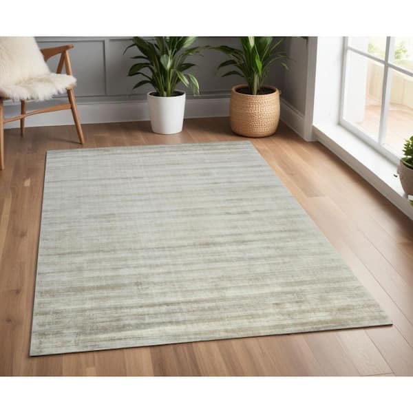 4 ft. x 6 ft. Multi-Colored Abstract Hand Woven Area Rug