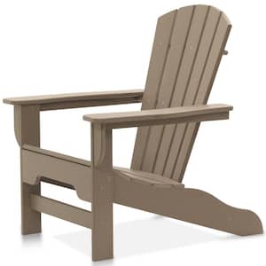 Boca Raton Weathered Wood Recycled Plastic Adirondack Chair