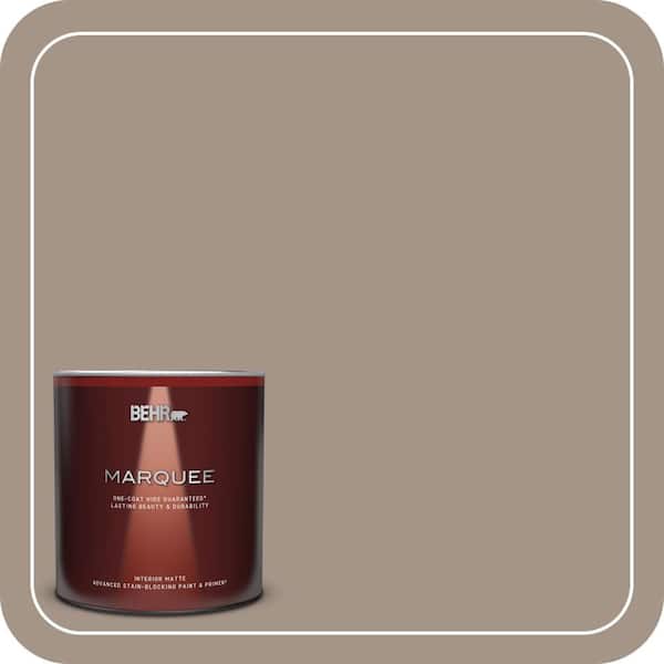 BEHR MARQUEE 1 qt. Home Decorators Collection #HDC-NT-04A Clay One-Coat Hide Matte Interior Paint & Primer
