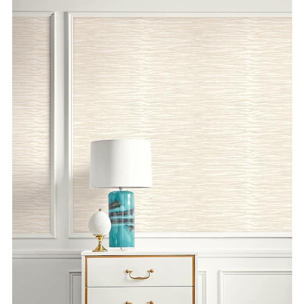 Wild Side Taupe Texture Paper Strippable Roll (Covers 60.8 sq. ft.)
