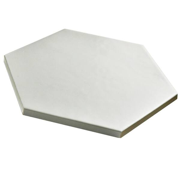 Merola Tile - Hexatile Matte Blanco 7 in. x 8 in. Porcelain Floor and Wall Tile (2.2 sq. ft. / Pack)