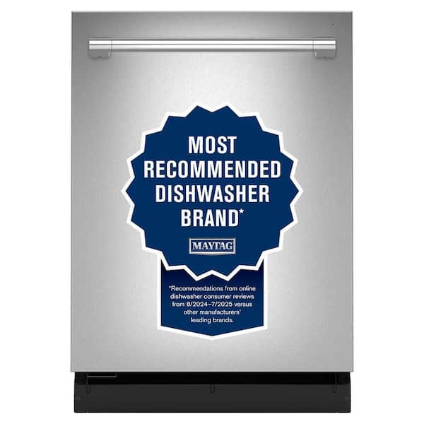 24 in. Top Control Standard Built-In Dishwasher in Fingerprint Resistant Stainless Steel with Enhanced Wash